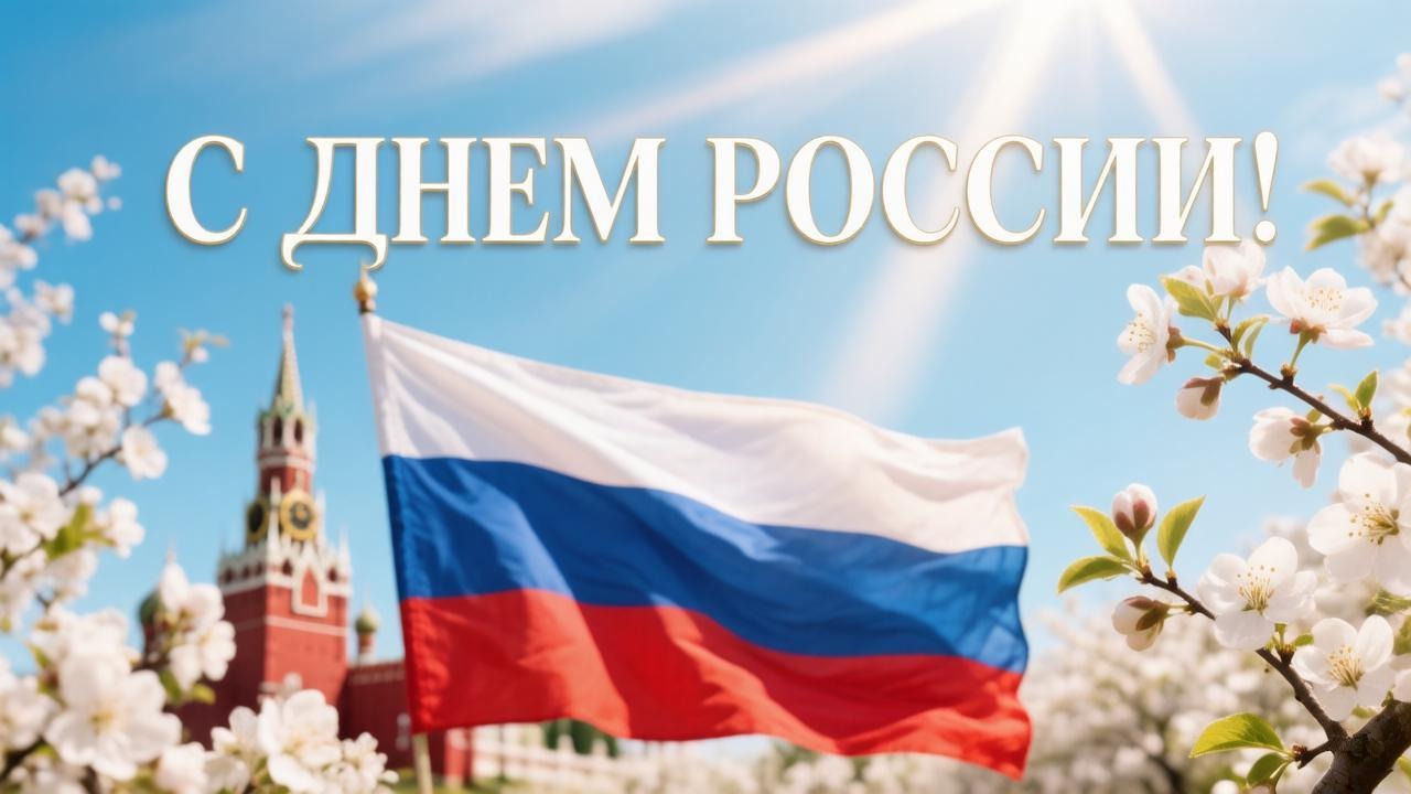 Коллектив ООО «ЕРИЦ Владимирской области» поздравляет всех с Днем России!