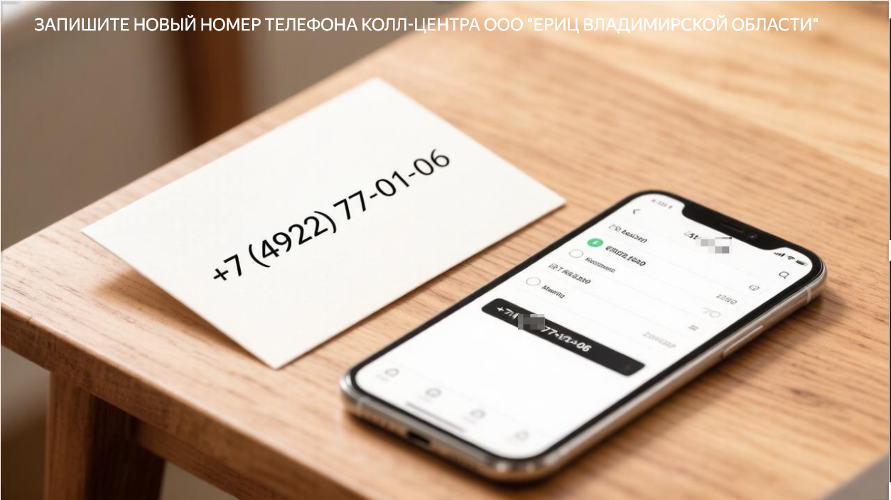 Внимание: меняется номер телефона колл-центра!